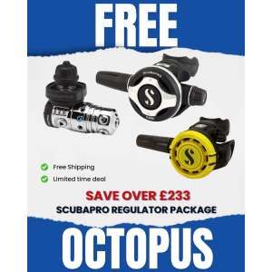 ScubaPro MK25 EVO DIN / S600 & R105 Octo Dive Regulator System - FREE OCTOPUS!